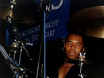 ﻿drummer's focus Workshop mit Michael Jackson Schlagzeuger Jonathan Moffet am 5. Juli 1997 in München.
