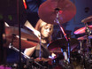 ﻿Carola in Höchstform am 29. Mai 03 auf der Bühne beim '20 Years on the Beat' von drummer's focus.