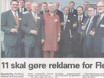 ﻿Selbst in der Dänischen Zeitung 'Flensborg-Avis' erschien die Botschafter-Nachricht am 15.9.03.