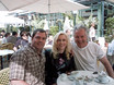 ﻿Eine schöne Zeit hatten Herman Rarebell, seine Frau Claudia und Cloy gemeinsam  in Monte Carlo. Hier im Bild am 30. Mai 2004 im Café de Paris neben der Spielbank ...
