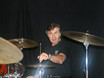 ﻿Pete York als Solist und witzigster Entertainer bei der 'Drum-Legend-School'-Vorführung am 5.12.2004 im df.M.