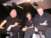 ﻿Die 3 Drum-Legends am 5.12.2004 im df.M machten viele Späße ...