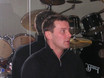 ﻿Gil's Manager Andreas Müller vom Go-Management in München beim Casting im Unterrichtsraum 1 vom drummer's focus München am 13.3.2005.