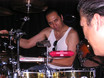 ﻿Joey Heredia und Raul Rekow im Zusammenspiel beim Groove-Workshop im drummer's focus München am 25. April 2006