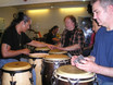 ﻿Am 26. April 06 gaben Joey Heredia und Raul Rekow im drummer's focus München noch ein paar Privatstunden. Hier Raul Rekow im Raum 4 vom df.M mit Schülern