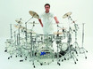 ﻿Thomas Lang Werbefoto mit seinem Wahnsinns Sonor-Schlagzeug
