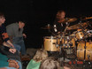 ﻿Dom Famularo und Claus Hessler am 16. Dezember 2005 im drummer's focus München:
Gut besuchter Workshop im df.M
